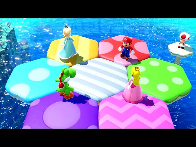 Mario Party Superstars - All Minigames (Rosalina)