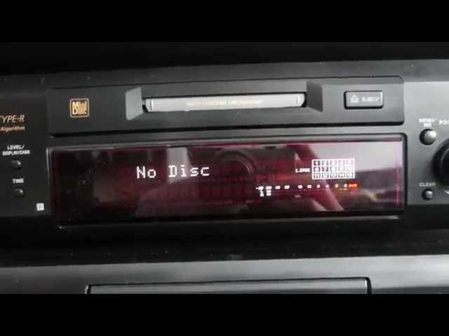 SONY MDS-JE530 Minidisc Deck / Auto CD Text with Control A1 / ATRAC DSP Type-R