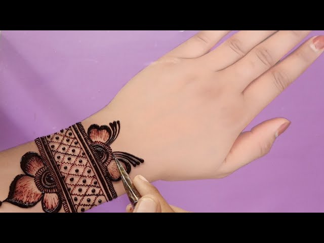 latest arabic bridal mehndi designs for hands||Easy arabic mehndi design|Full hand mehndi design2020