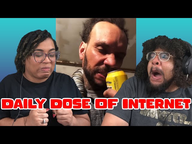 Daily Dose Of Internet: He BITES His SODA Open! | REACTION ft. Chavezz