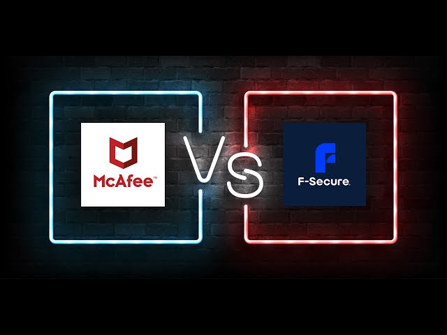 McAfee Total Protection vs F-Secure Total