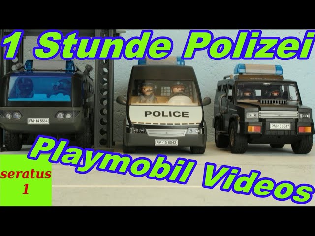 1 Stunde Playmobil Polizei Einsatz Videos seratus1 Videosammlung