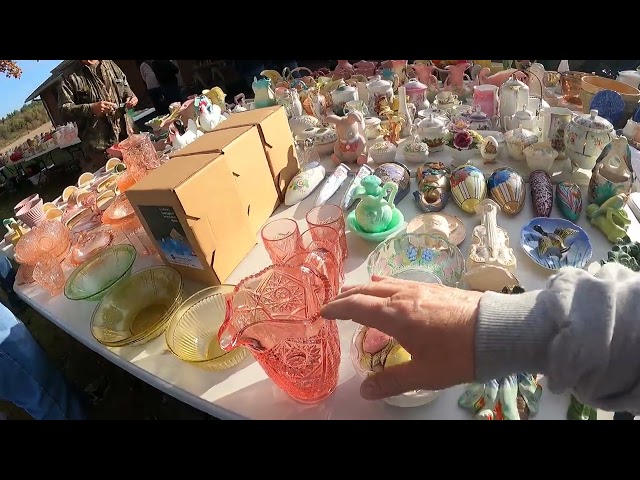 Mother of all loads of Westmoreland Glass. Auction had more than I could purchase. Part 1 of 4