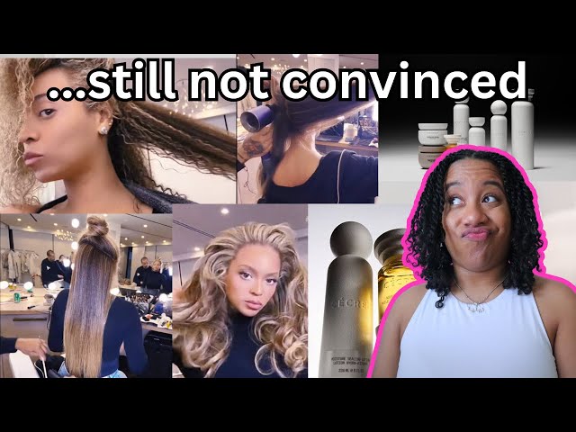 Beyoncé shows off her real hair!...and I'm still not convinced | Cécred hair care worth the hype??