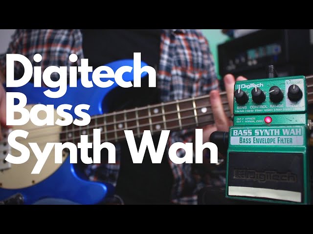 Digitech Bass Synth Wah Pedal Demo - Dan Leggatt