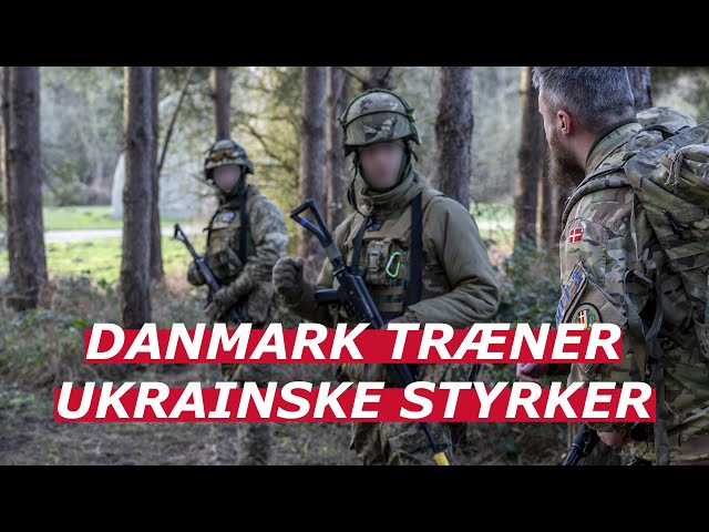 Danske soldater og instruktører træner ukrainske rekrutter i Storbritannien