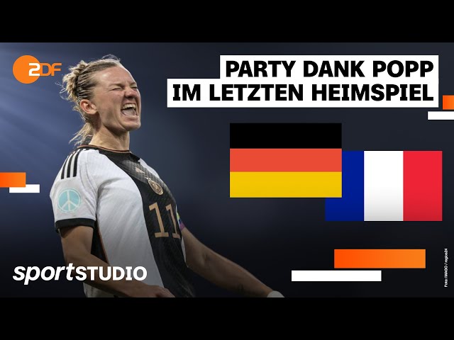 Deutschland – Frankreich Highlights | Freundschaftsspiel 2022 | sportstudio