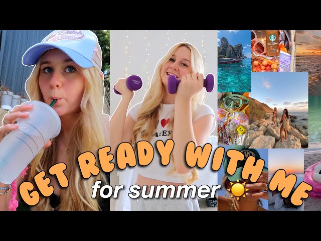 GET READY WITH ME FOR SUMMER ☀️ GLOW UP, WORKOUT, ORGANIZE | MaVie Noelle