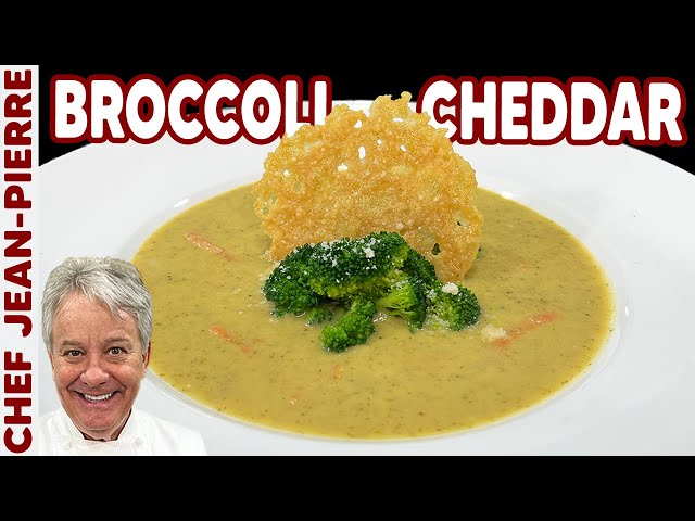 How To Make Broccoli Cheddar Soup | Chef Jean-Pierre
