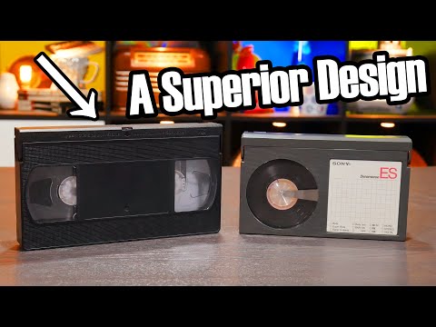 The VHS cassette was more clever than Beta