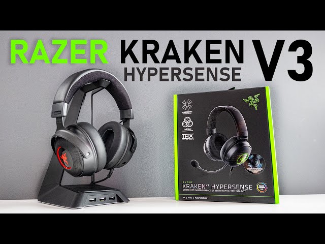 Razer Kraken V3 HyperSense Unboxing & Review