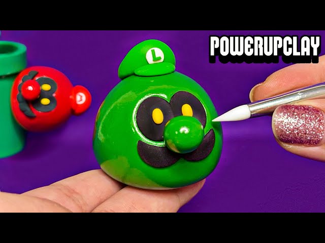 Making Wubba Luigi from Super Mario Bros. Wonder | Polymer Clay