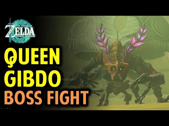 Queen Gibdo Boss Fight - How to Beat Lightning Temple Boss | Legend of Zelda: Tears of the Kingdom