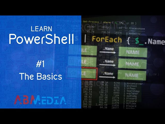 Learn PowerShell: Episode 1, The Basics