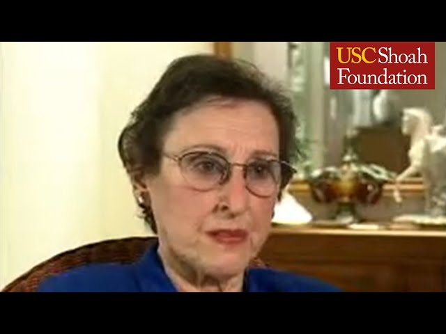 Acts of Prejudice | Holocaust Survivor Lea Schabinski-Faranof | USC Shoah Foundation
