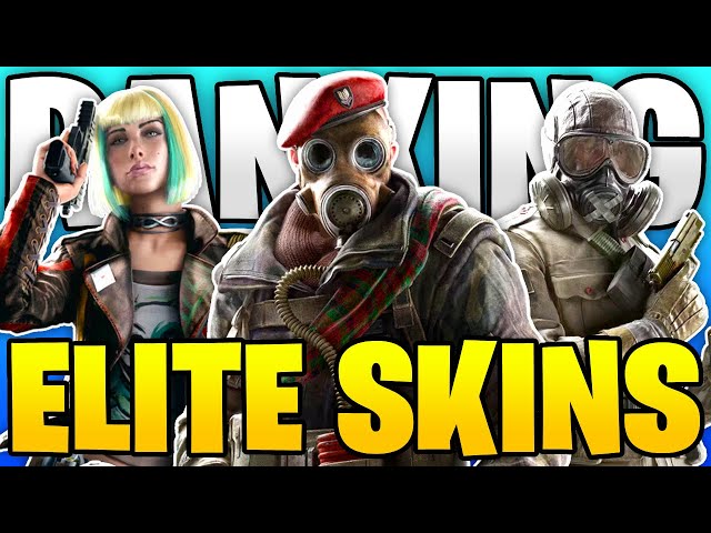 Ranking All 58 Elite Skins in Rainbow Six Siege from WORST to BEST! (Y9S1)