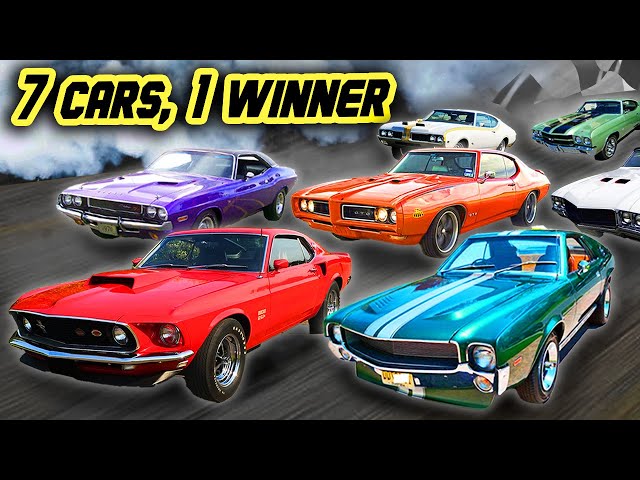 Crowning the BEST MUSCLE CAR EVER! | Muscle Car Shootout