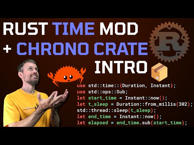 Rust Time Module and Chrono Crate Intro 🦀