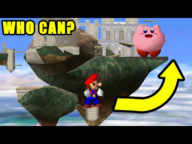 Who Can Make The Hyrule Jump In Smash Bros Remix? (Smash 64 Mod)