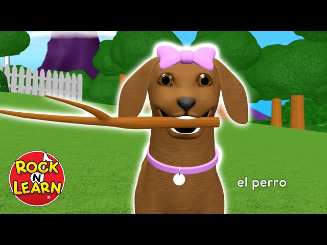 Learn Spanish | Animals | English to Spanish | Rock 'N Learn