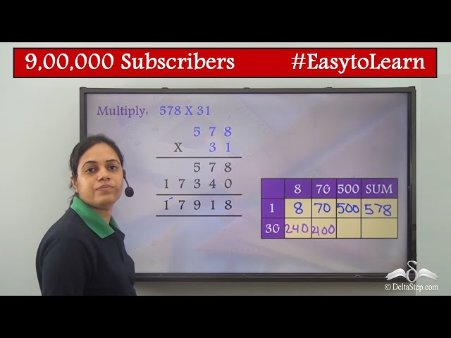 Multiplication of 3 and 4 digit numbers by 2 digit number | Class 4 | CBSE | NCERT | ICSE
