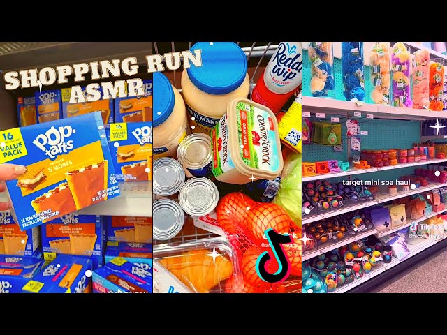 Target & Walmart Run 🛒🛍️  ASMR✨ TikTok compilation #1 #asmr #shopwithme #shopping