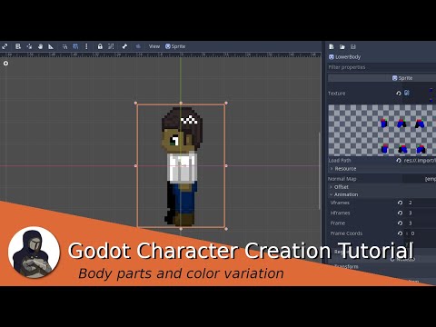 Character creation in game (Godot Tutorial)