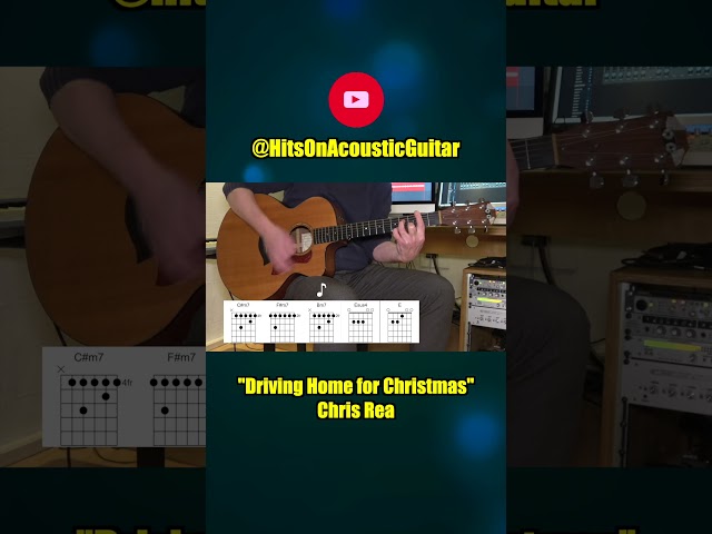 "Driving Home for Christmas" by Chris Rea  #guitarcover #guitarlesson #acousticguitar #acousticcover