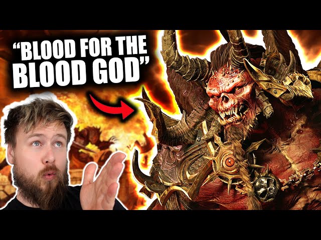Why Do People Worship Khorne, Chaos God Of Blood? | Warhammer 40K Lore