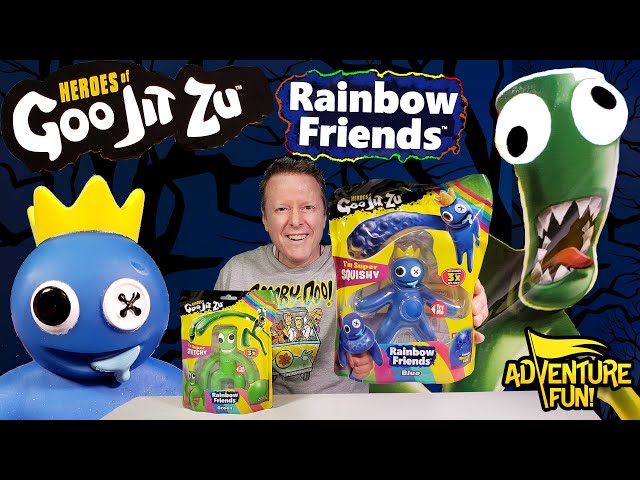 Heroes of Goo Jit Zu Rainbow Friends Blue & Green AdventureFun Toy review!