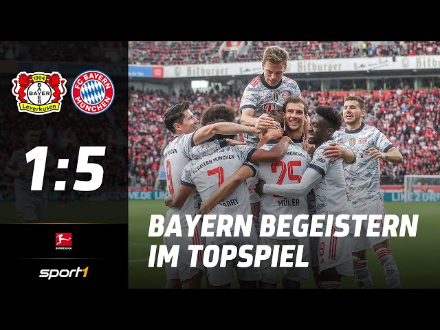 Leverkusen – Bayern 1:5 | Highlights Bundesliga 8. Spieltag | SPORT1