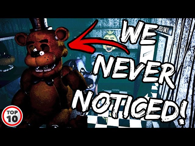 Top 10 FNAF Tiny Details You Don't Really Think About - Part 9