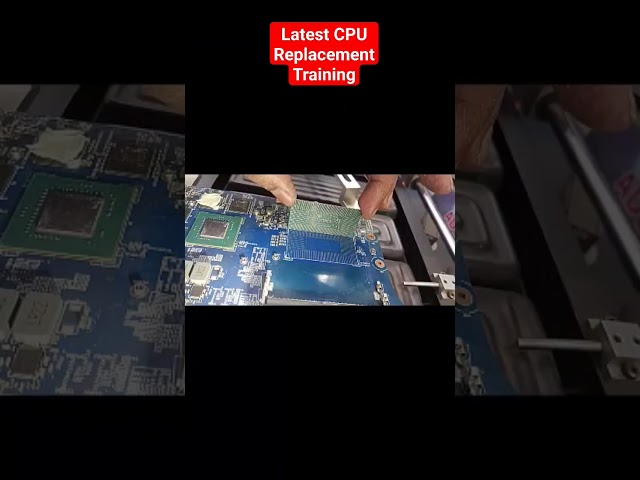 Latest generation CPU replacement techniques and training #chiplevelrepaircourse #laptoprepaircourse