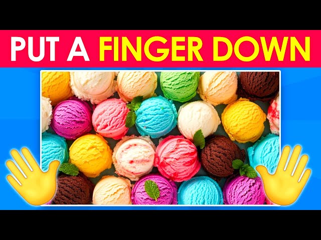 Put A Finger Down...!! Choosy Ice Cream Eaters edition!