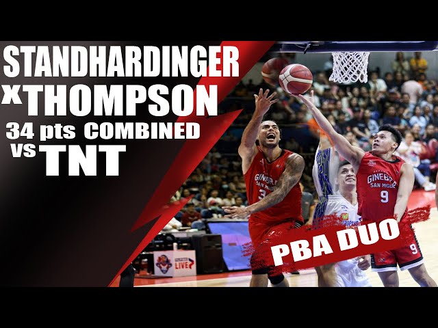 Standhardinger x Thompson Full Duo Highlights (34 pts Combined) vs TNT Tropang Giga | 12-25-2023