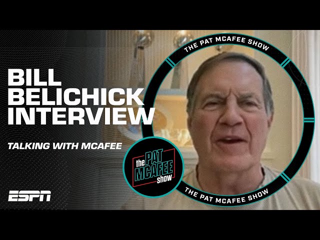 BILL BELICHICK JOINS THE PAT MCAFEE SHOW 👀 Co-hosting the NFL Draft, Tom Brady as the GOAT & more 🏈