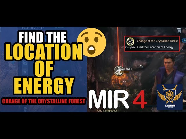 Find The Location of Energy - Change of the Crystalline Forest | MIR4 Request Walkthrough #MIR4
