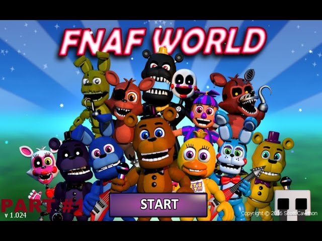 Adventure awaits!: FNaF World (Five Nights at Freddy's) (part one)
