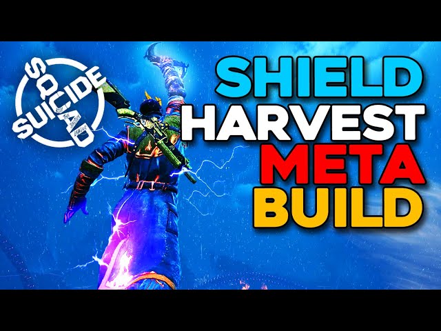 NEW Shield Harvest Meta Build in Suicide Squad Kill The Justice League!