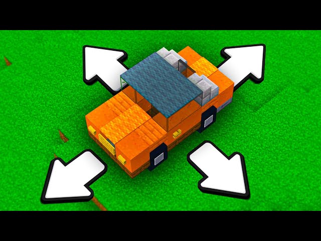 I Built a DRIVABLE Car in Minecraft!