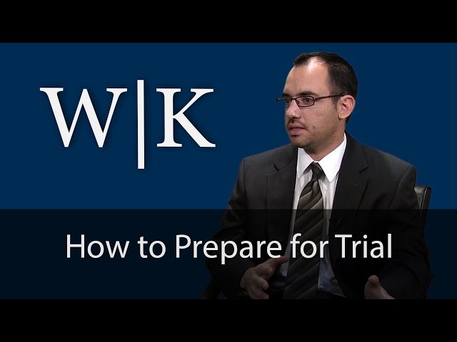 How to Prepare for Trial in California