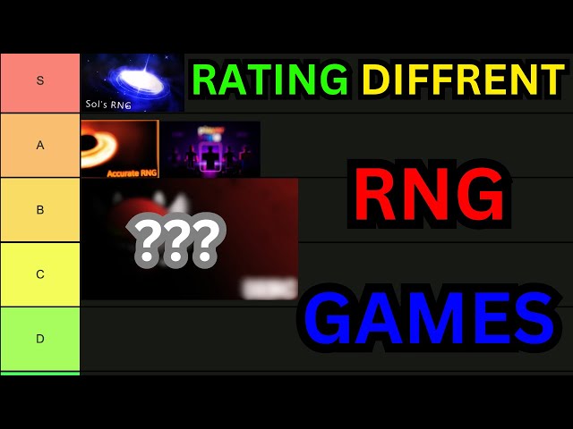 *I TRIED DIFFRENT RNG GAME* (ROBLOX RNG'S)!!....