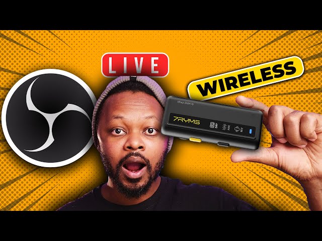 Using a WIRELESS MICROPHONE in OBS for Live Streaming | Best Settings