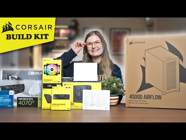 She Builds CORSAIR's NEW Gaming PC Kit