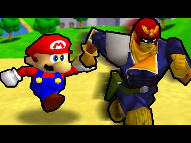 I Beat Super Mario 64 As CAPTAIN FALCON!