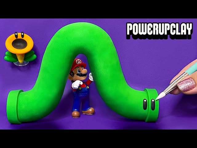 Making the Worm Pipe from Super Mario Bros. Wonder | Polymer Clay