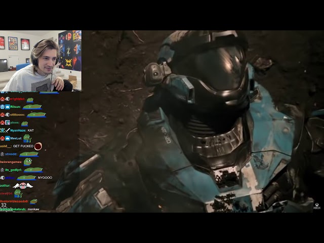 xQc Reacts to Halo Reach Deliver Hope (Extended Cut)