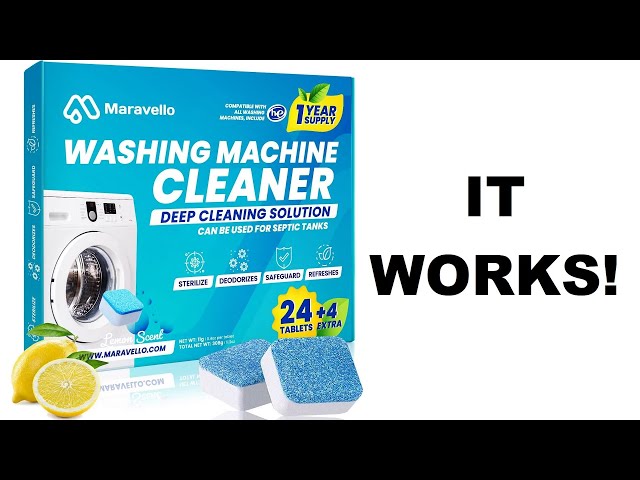 Washing Machine Cleaner Tablets By Maravello