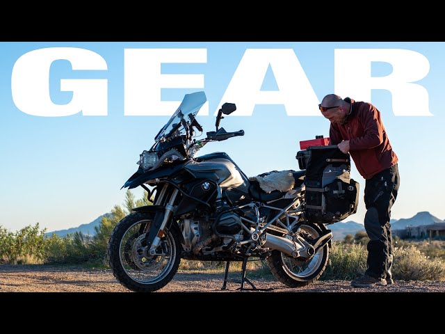 What I Pack For A Long Motorcycle Trip? Living Remotely on a Motorcycle