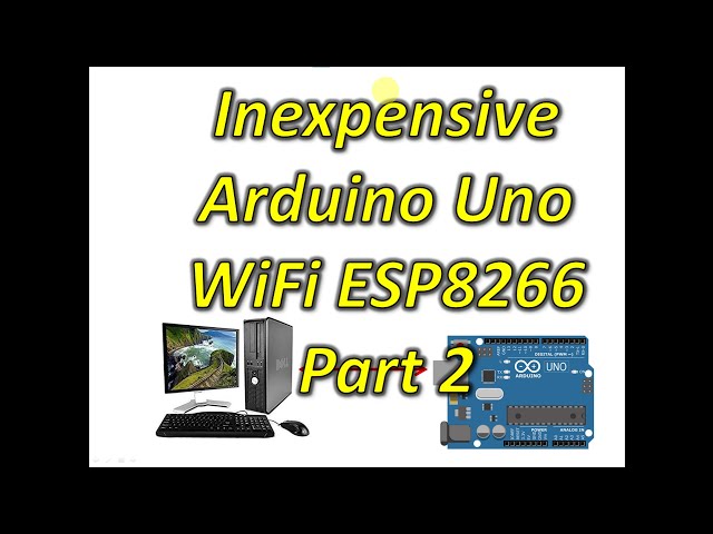 Inexpensive Arduino WiFi ESP8266 Part 2: Accessing GPIO Pins